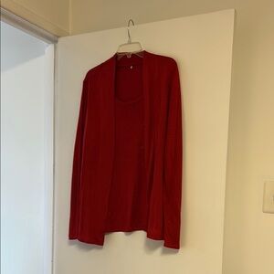 Elegant Red Women's Sweater